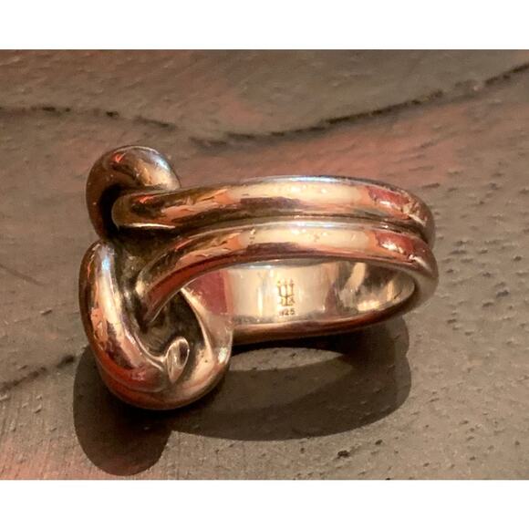 Retired James Avery Sterling Silver Lovers Knot Ring Size 6 - Picture 7 of 7